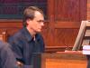 Rene Schmidt playing the harpsichord