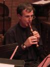 Lee Lattimore playing the soprano recorder